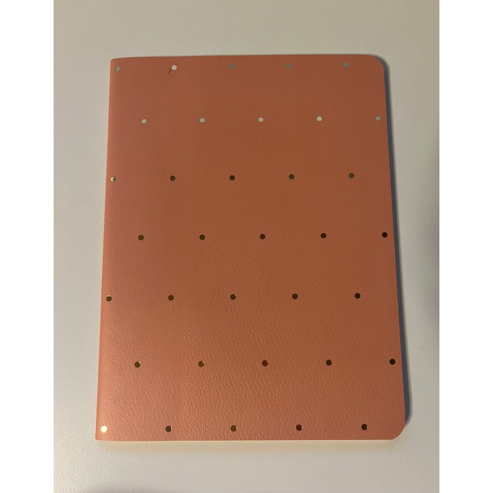 Coral Pink Dots Journal Notebook with Bible Verse Exodus 15:2